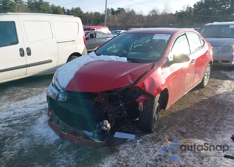 2019 Toyota Corolla Le из США, поврежденный, VIN 2T1BURHEXKC227156